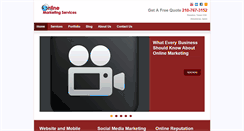 Desktop Screenshot of onlinemarketingservicesllc.com